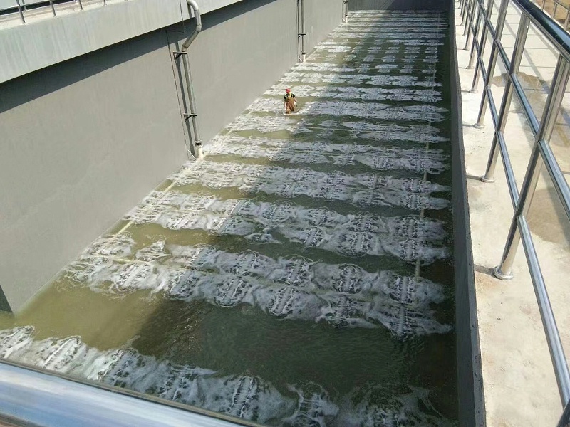 沈阳污水厂生化池蓄水
